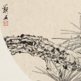 【已售】陈薪名《鸣春》 中美协会员 第六届全国花鸟画展金奖获得者