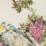 【已售】凌雪 四尺斗方《紫气东来》 北京美协会员