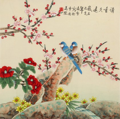 【已售】凌雪 四尺斗方《清香久远》 北京美协会员