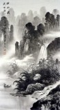 蒋春艳 三尺《烟雨图》