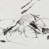 【已售】庾超然 四尺斗方《虾趣》 黄鹤楼书画院院长