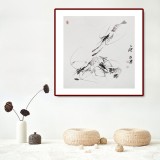 【已售】庾超然 四尺斗方《虾趣》 黄鹤楼书画院院长