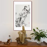 【已售】陈薪名《松林野趣》 第六届全国花鸟画展金奖获得者