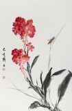 【已售】陈薪名《鸿运当头》 第六届全国花鸟画展金奖获得者