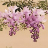【已售】皇甫小喜 四尺斗方《紫气东来》 河南著名花鸟画家