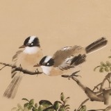 【已售】皇甫小喜 四尺斗方《紫气东来》 河南著名花鸟画家