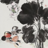 【已售】陈薪名《和和美美》 中美协会员 第六届全国花鸟画展金奖获得者