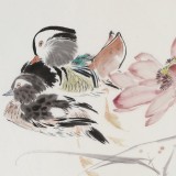 【已售】陈薪名《和和美美》 第六届全国花鸟画展金奖获得者