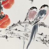 【已售】陈薪名《事事如意》中美协会员 第六届全国花鸟画展金奖获得者