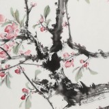 【已售】陈薪名《鸣春》 中美协会员 第六届全国花鸟画展金奖获得者