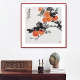 【已售】梁景欣 三尺斗方《事事如意》 学院派画家