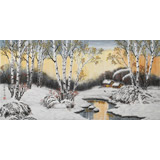 【已售】何一鸣 四尺《瑞雪丰年》 冰雪画派画家 师从于志学