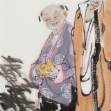 连红武 四尺斗方《福如东海》 徐悲鸿画院华北分院副院长