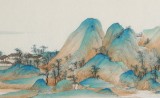 【已售】葛化帅 工笔青绿山水画《洞庭湖春色》 千竹书院成员