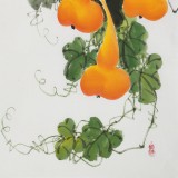 【已售】黄艺 四尺《福禄临门》 吉祥家居风水画