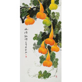 【已售】黄艺 四尺《福禄临门》 吉祥家居风水画