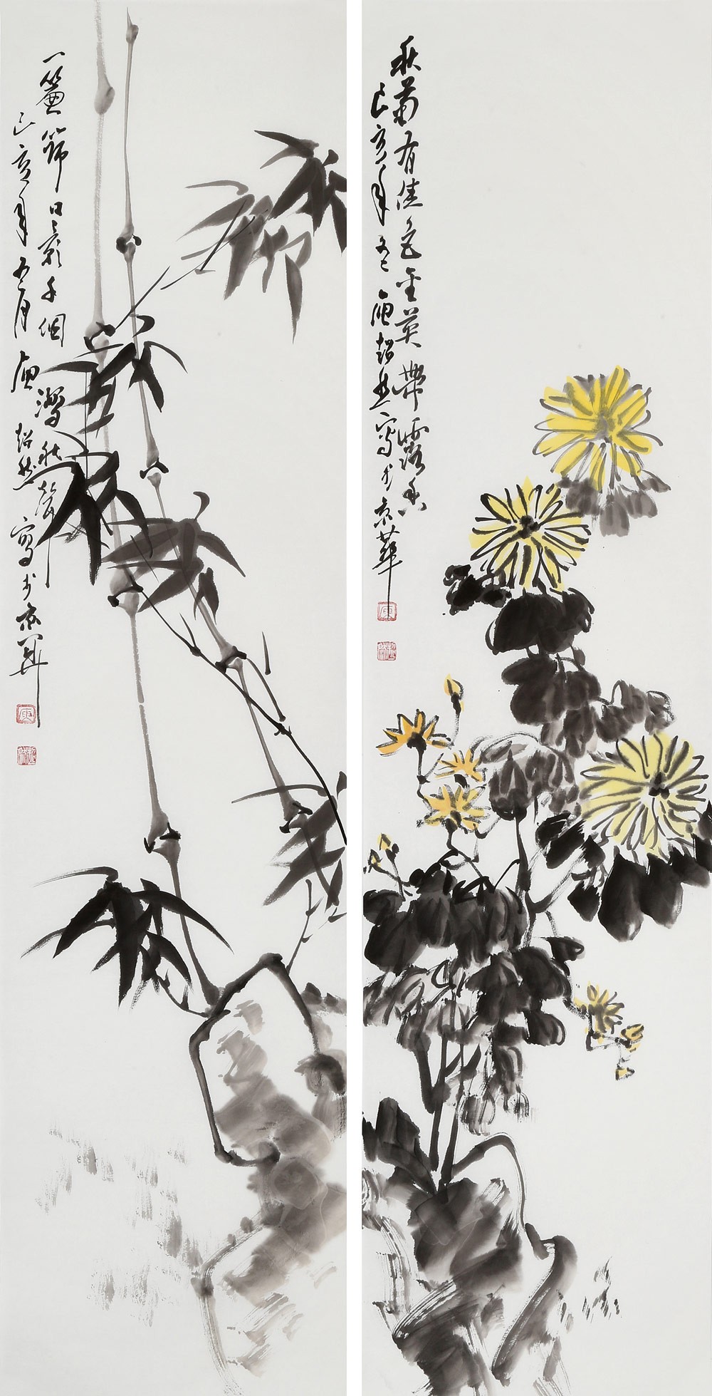 首页 传统水墨 花鸟画 梅兰竹菊四君子 作品《渔歌》入选湖北省国画展
