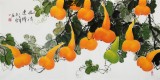 【已售】黄艺 四尺《福禄连绵》 吉祥家居风水画
