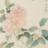 【已售】覃得住 工笔画《叶有清风花带露》 千竹书院成员 师从方严