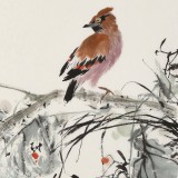 【已售】陈薪名《秋硕图》 中美协会员 第六届全国花鸟画展金奖获得者