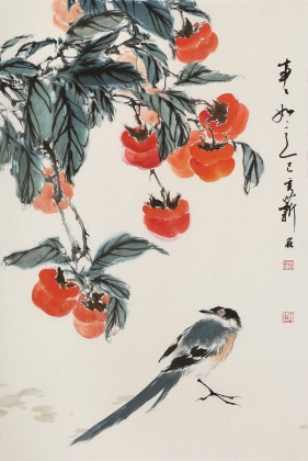 【已售】陈薪名《事事如意》中美协会员 第六届全国花鸟画展金奖获得者