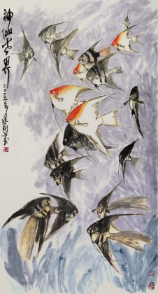 王永刚 六尺《神仙世界》 国家一级美术师（询价）