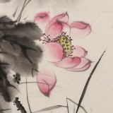 吴显刚 四尺斗方《荷香图》 贵州七星关美协主席