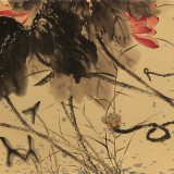 【已售】吴显刚 小六尺《荷气一塘》