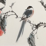 【已售】陈薪名《事事如意》 第六届全国花鸟画展金奖获得者
