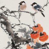 【已售】陈薪名《事事如意》吉祥水墨 第六届全国花鸟画展金奖获得者