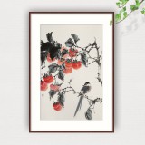 【已售】陈薪名《事事如意》 第六届全国花鸟画展金奖获得者