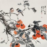 【已售】陈薪名《事事如意》吉祥水墨 第六届全国花鸟画展金奖获得者