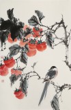 【已售】陈薪名《事事如意》 第六届全国花鸟画展金奖获得者