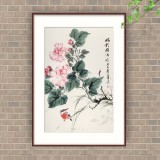 【已售】陈薪名《娇影媚清风》中美协会员 第六届全国花鸟画展金奖获得者