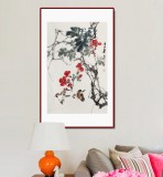 【已售】陈薪名《春花烂漫》 第六届全国花鸟画展金奖获得者