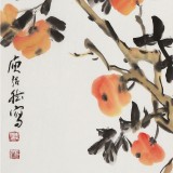 【已售】庾超然 四条屏《花鸟四季》 黄鹤楼书画院院长