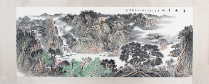 张朝彬 2米大尺寸《春和景明》河北美协会员