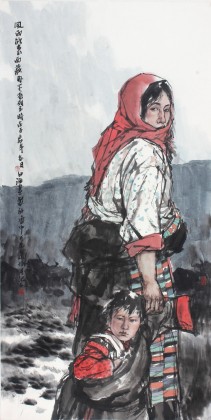 肖曰海 代表作精品《风雨欲来》 国家画院画家