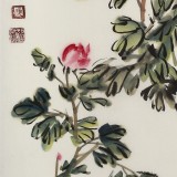 【已售】庾超然 四尺三开《富贵吉祥》 黄鹤楼书画院院长