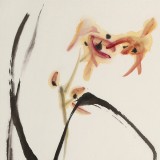 【已售】庾超然 四尺三开《春兰》 黄鹤楼书画院院长