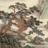 【已售】吴显刚 《雨过飞泉》 贵州七星关美协主席