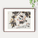 【已售】张乃成 《阿福》 中美协会员 原芜湖市美协主席