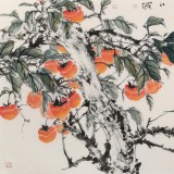 【已售】陈薪名 四尺《事事如意》中美协会员 第六届全国花鸟画展金奖获得者