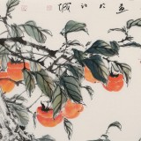 【已售】陈薪名 四尺《事事如意》中美协会员 第六届全国花鸟画展金奖获得者