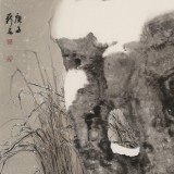 【已售】陈薪名 四尺《雪韵》 中美协会员 第六届全国花鸟画展金奖获得者