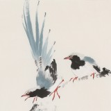 【已售】陈薪名 四尺《花开富贵》 中美协会员 第六届全国花鸟画展金奖获得者