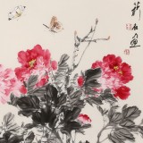 【已售】陈薪名 四尺《秀冠群芳》中美协会员 第六届全国花鸟画展金奖获得者