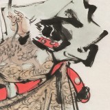 【已售】连红武 四尺《义薄云天》 徐悲鸿画院华北分院副院长