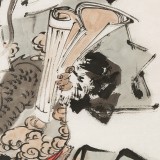 连红武 四尺《忠义春秋》 徐悲鸿画院华北分院副院长
