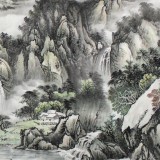 【已售】张宏达 小八尺《泉渊广长》